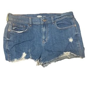 Old Navy pants turned into shorts